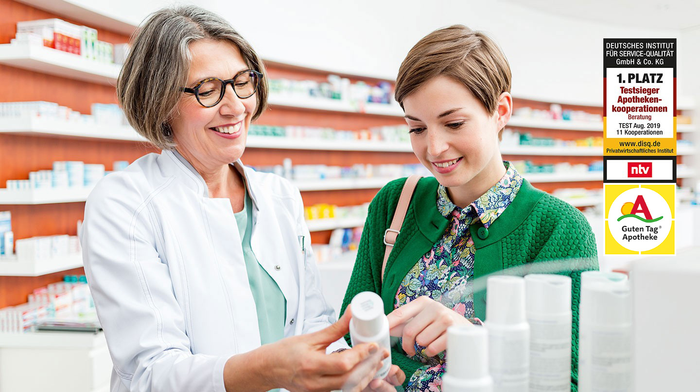 Apothekerin im Beratungsgespräch